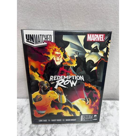 Unmatched Marvel Redemption Row Restoration Board Game 2-3 Player 14+ New Sealed - Picture 1 of 8